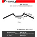 Motorcycle handle bar retro modification 22 caliber low bend  CG125 modified faucet Prince horn direction handle